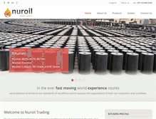 Tablet Screenshot of nuroil.com